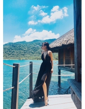 ĐẦM MAXI 02 DÂY Đ00042